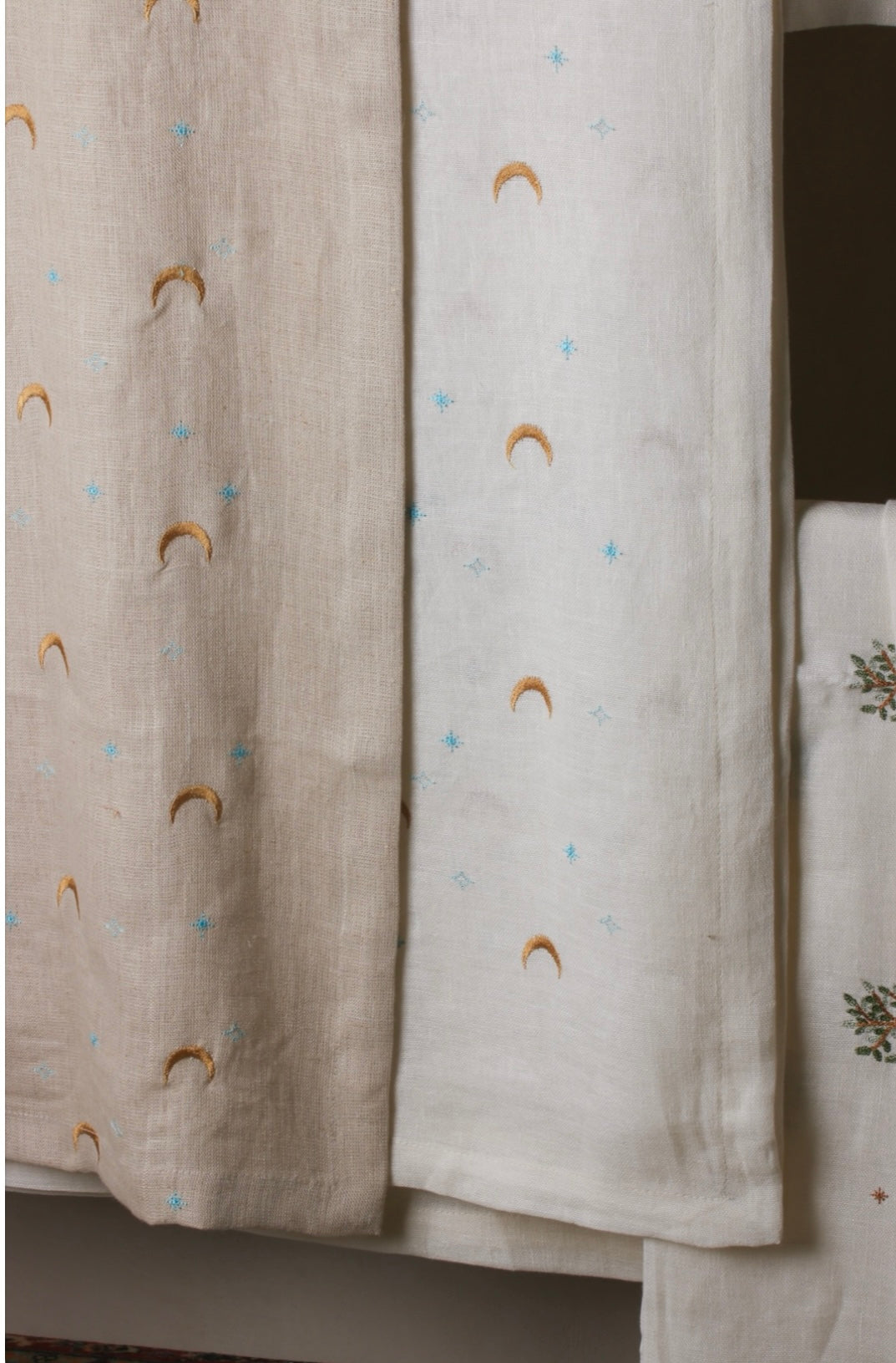 Moon & Stars - Beige - Table Cloth
