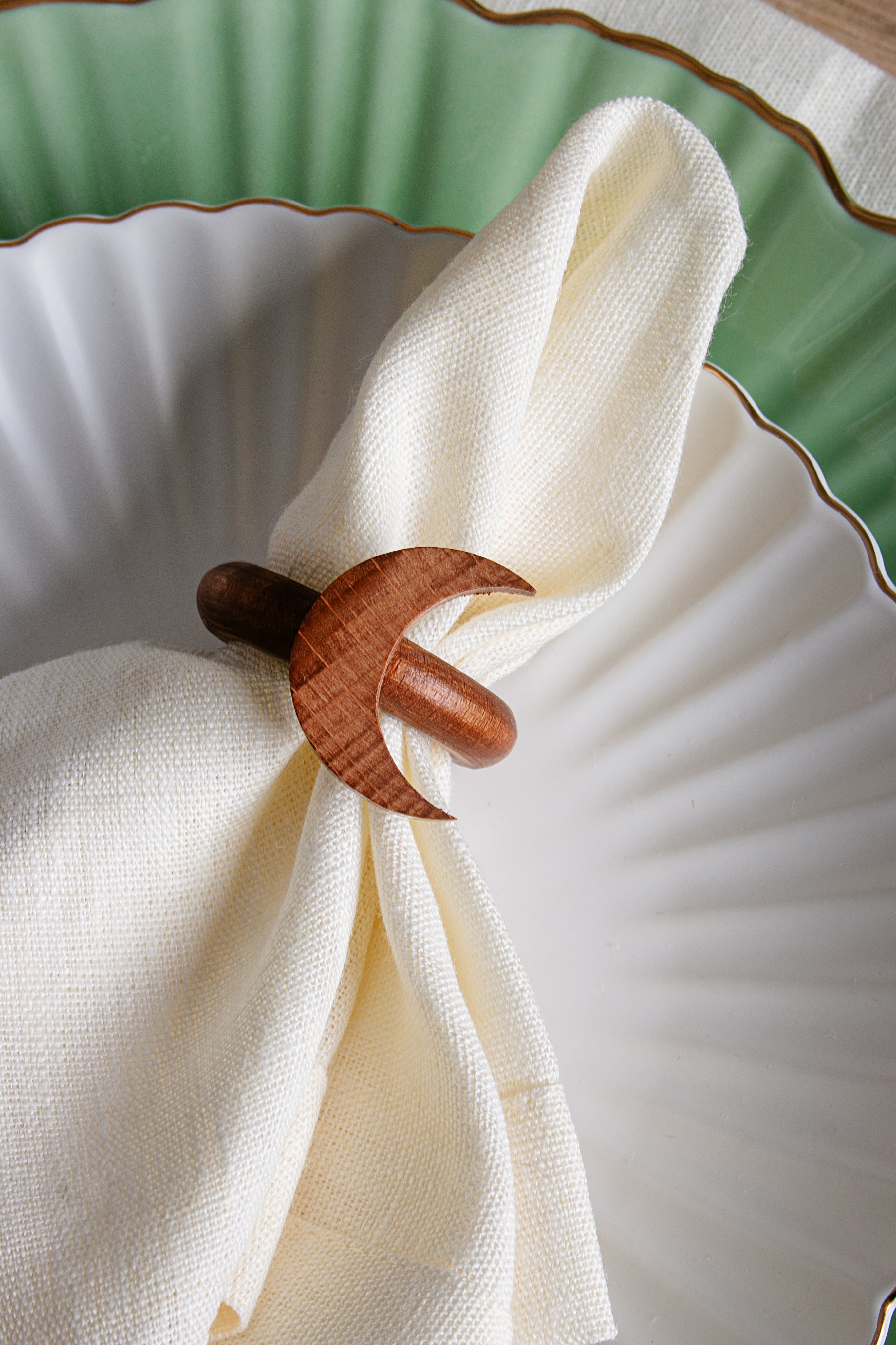 Crescent Napkin Rings - Set of 4